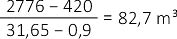 Fórmula de Cálculo de Custo do Vapor