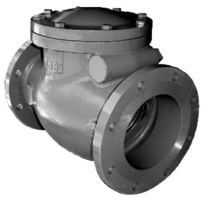 Válvula de Retenção Tipo Portinhola Única com Flange - Inox - 125 Libras