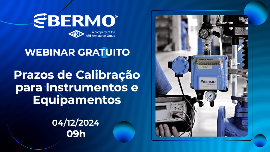 Convite Webinar - Prazos de Calibração para Instrumentos e Equipamentos