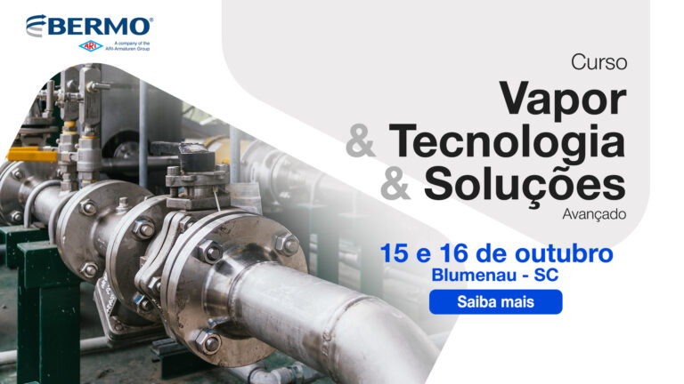 Imagem com informações a respeito de um curso de Vapor & Tecnologia & Soluções - Blumenau - SC